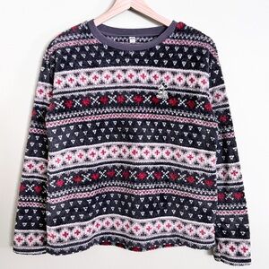 UNIQLO x Disney Mickey Mouse Cozy Holiday Pullover Size XS